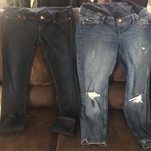 H&M mama maternity jeans size 28